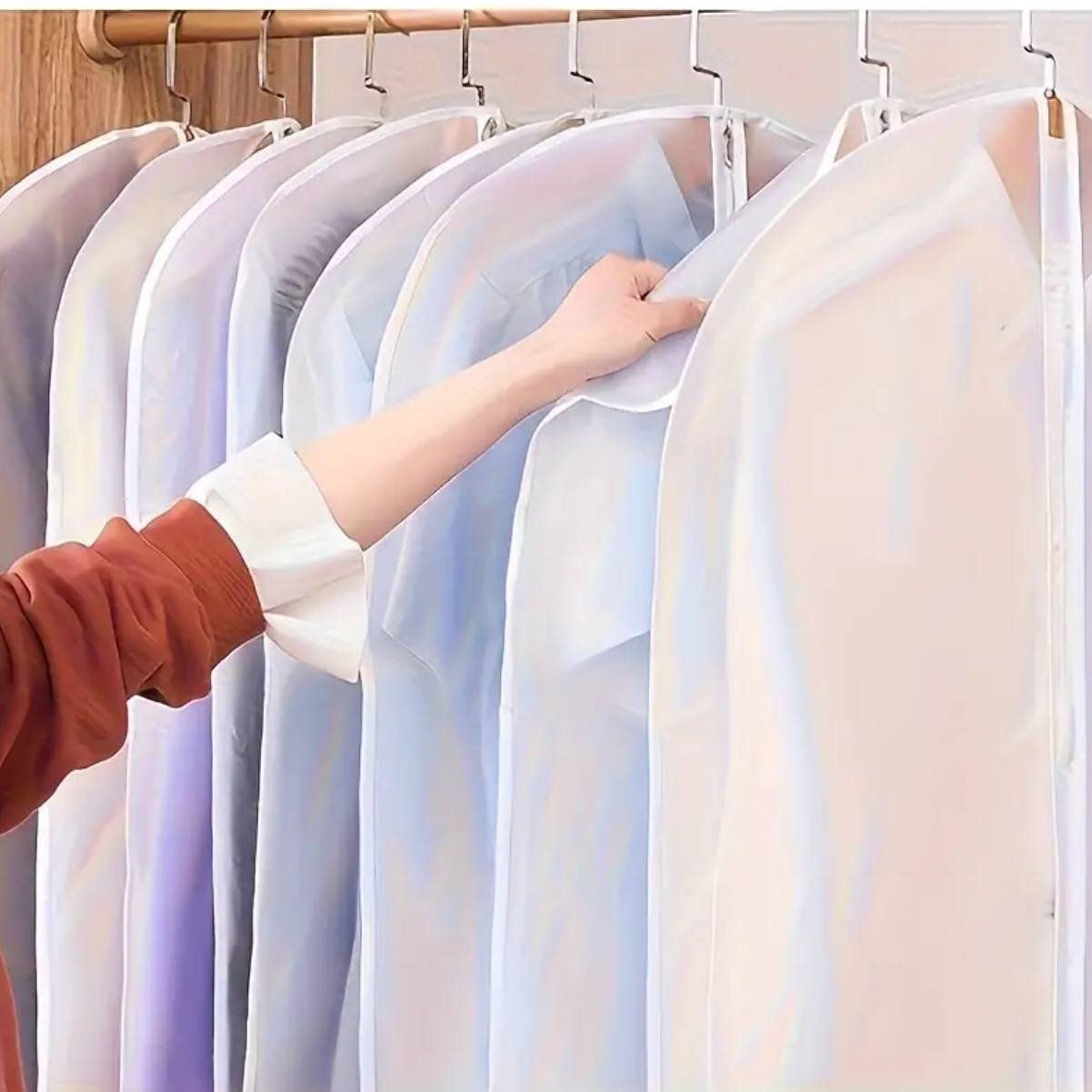 5pcs  Garment waterproof dustproof protector organizer