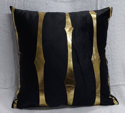 Gold printed Throw pillow covers