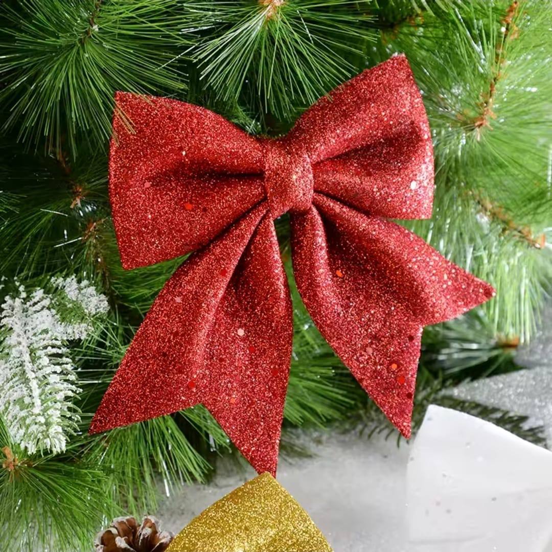 Christmas Glitter Ribbons/Bows