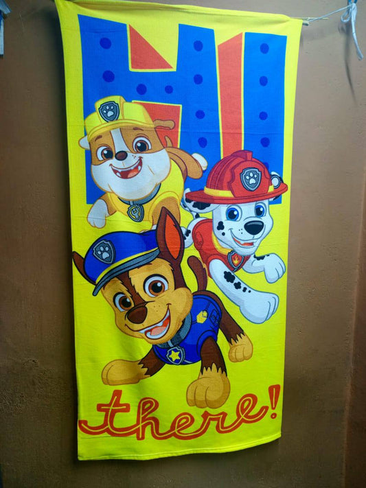 Cartoon themed towels