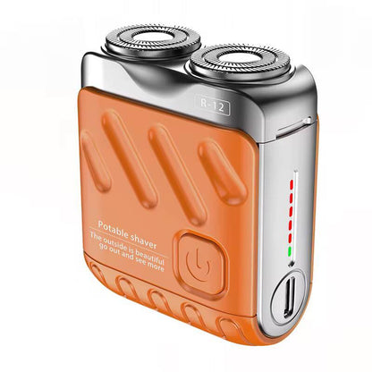 Portable rechargeable High power Duo ring magnetic blade mini shaver YR-188