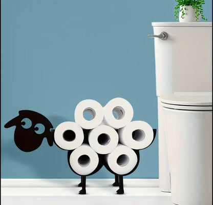 Creative Toilet Paper Holder – Metallic Finish