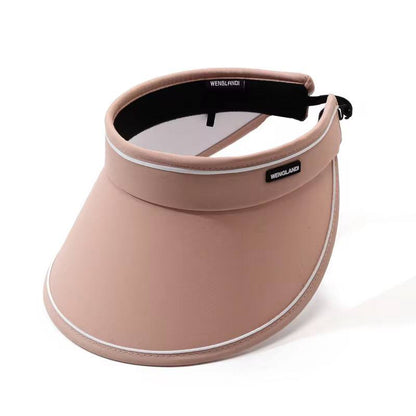 New Sun Hat Women's Uv Protection Sun Hat Summer Empty Cap Large Brim Outdoor Cycling Face Shade Hat Woman