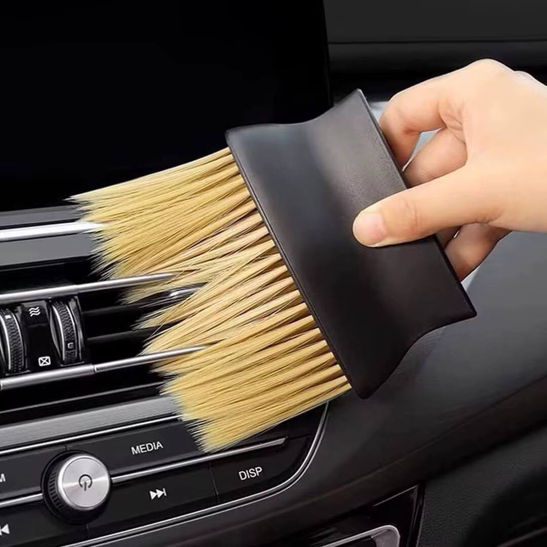 Car interior soft cleaning brush