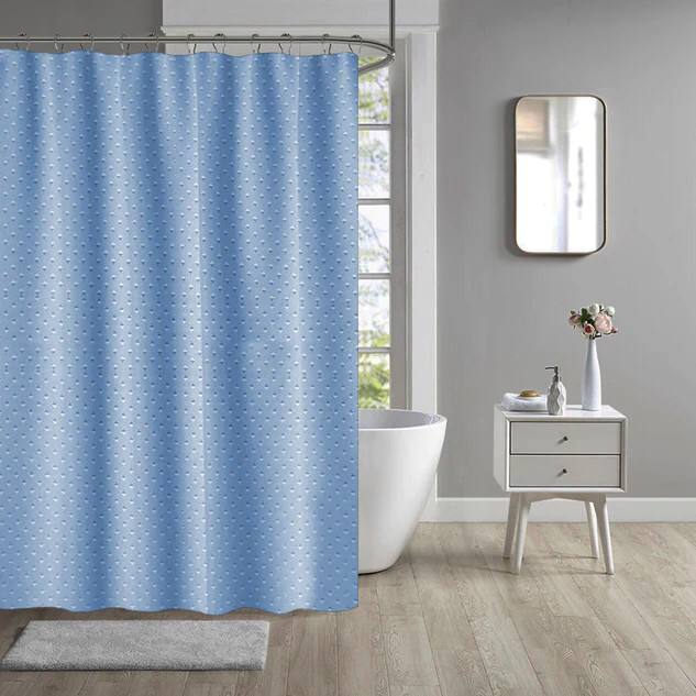 100% Polyester Heavy Fabric Shower Curtain,