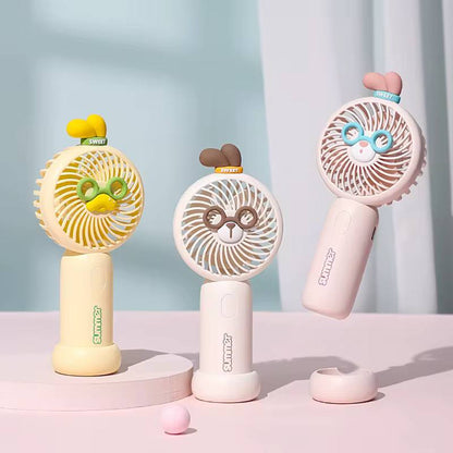 Cute Cartoon Handheld Mini Fans