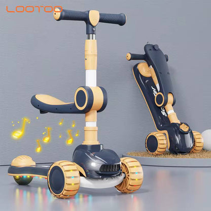 Scooter with a seat