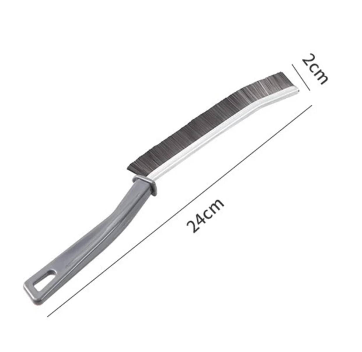 2pcs hard bristle  crevice cleaning brush