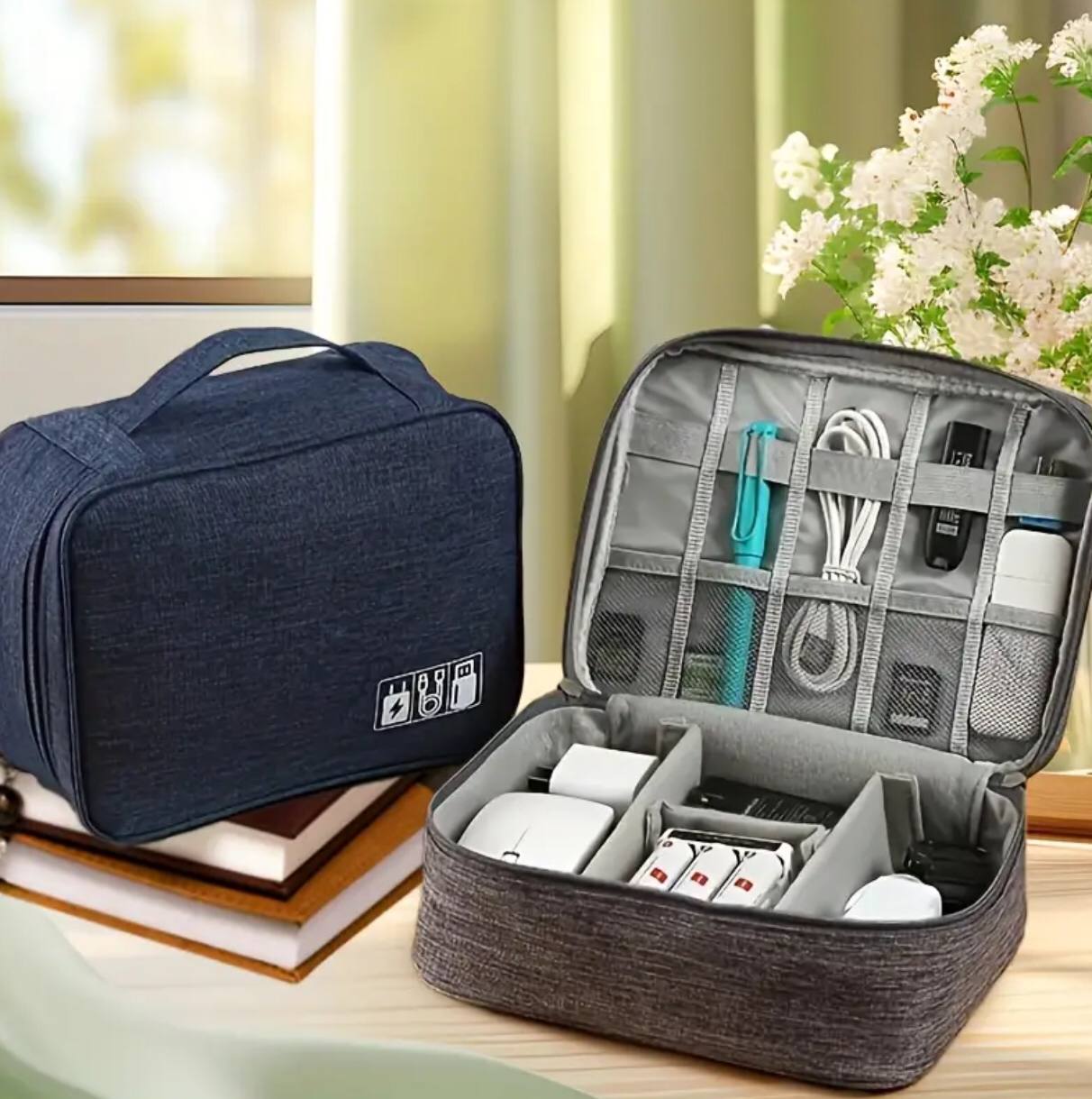 Large Capacity Storage Bag  / Cable Organizer & Electronics Organizer