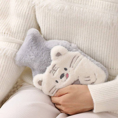 Pocket design hand warmer cute cartoon hot water bottle