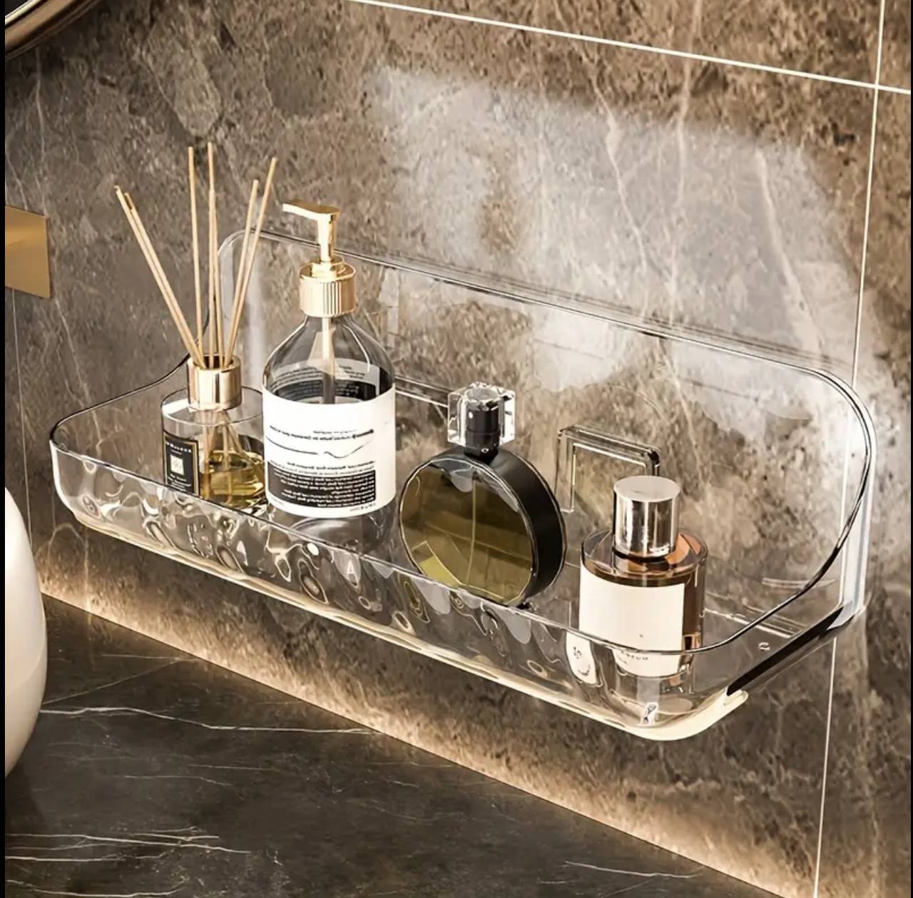 Acrylic Wall-Mounted Shelf