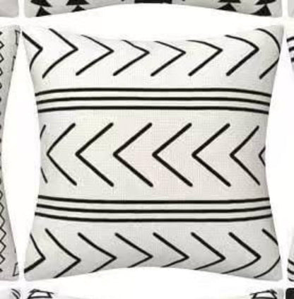 Geometric nordic throw covers/cases.