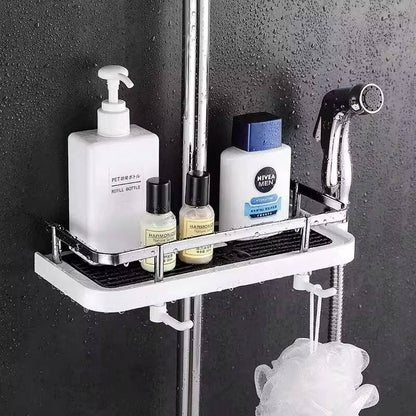 Rotating hook Shower storage rack
