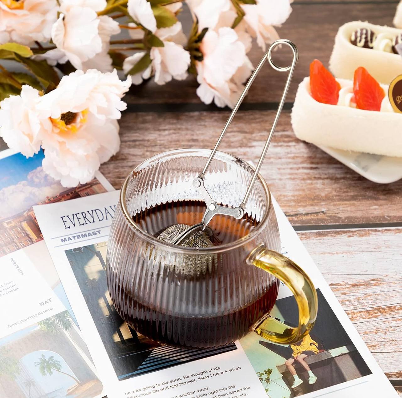 Steel sieve/infuser
