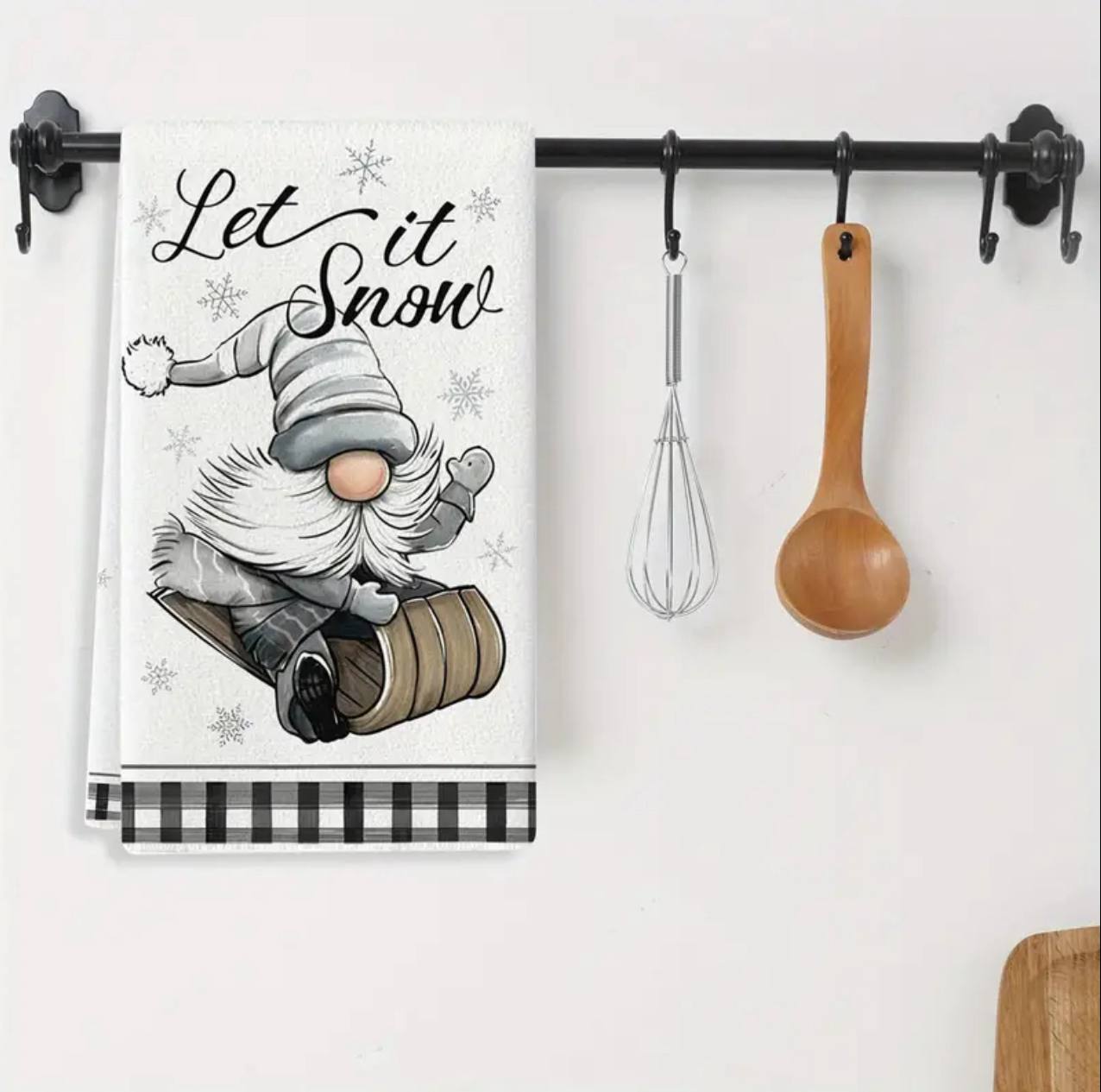 Christmas themed kitchen towels 3pc