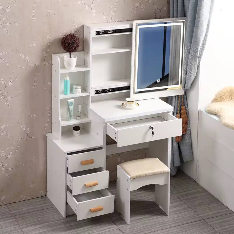 Makeup Desk with Sliding Mirror
Without lighting