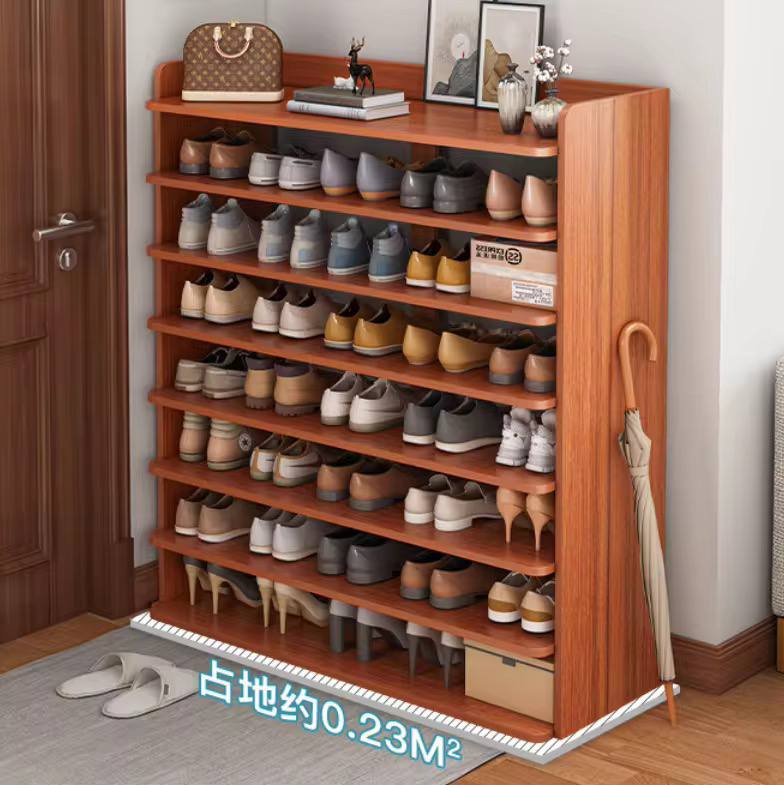 Modern Multi-Layer Wooden Shoe Rack