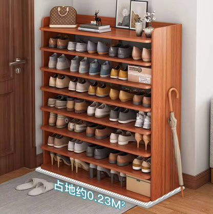 Modern Multi-Layer Wooden Shoe Rack