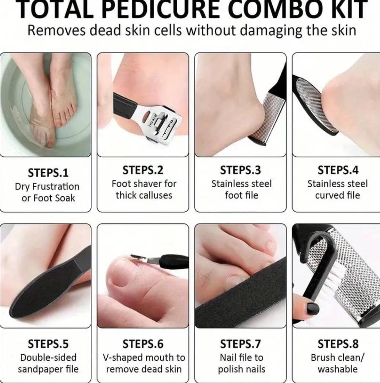 10pc Pedicure Set
