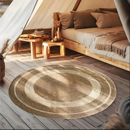 Nordic Aesthetic Customised woven Floor Mat.