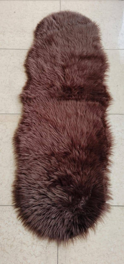 Faux Fur Multipurpose Decorative Throw Rugs