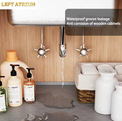 Silicone waterproof under the sink shelf mat