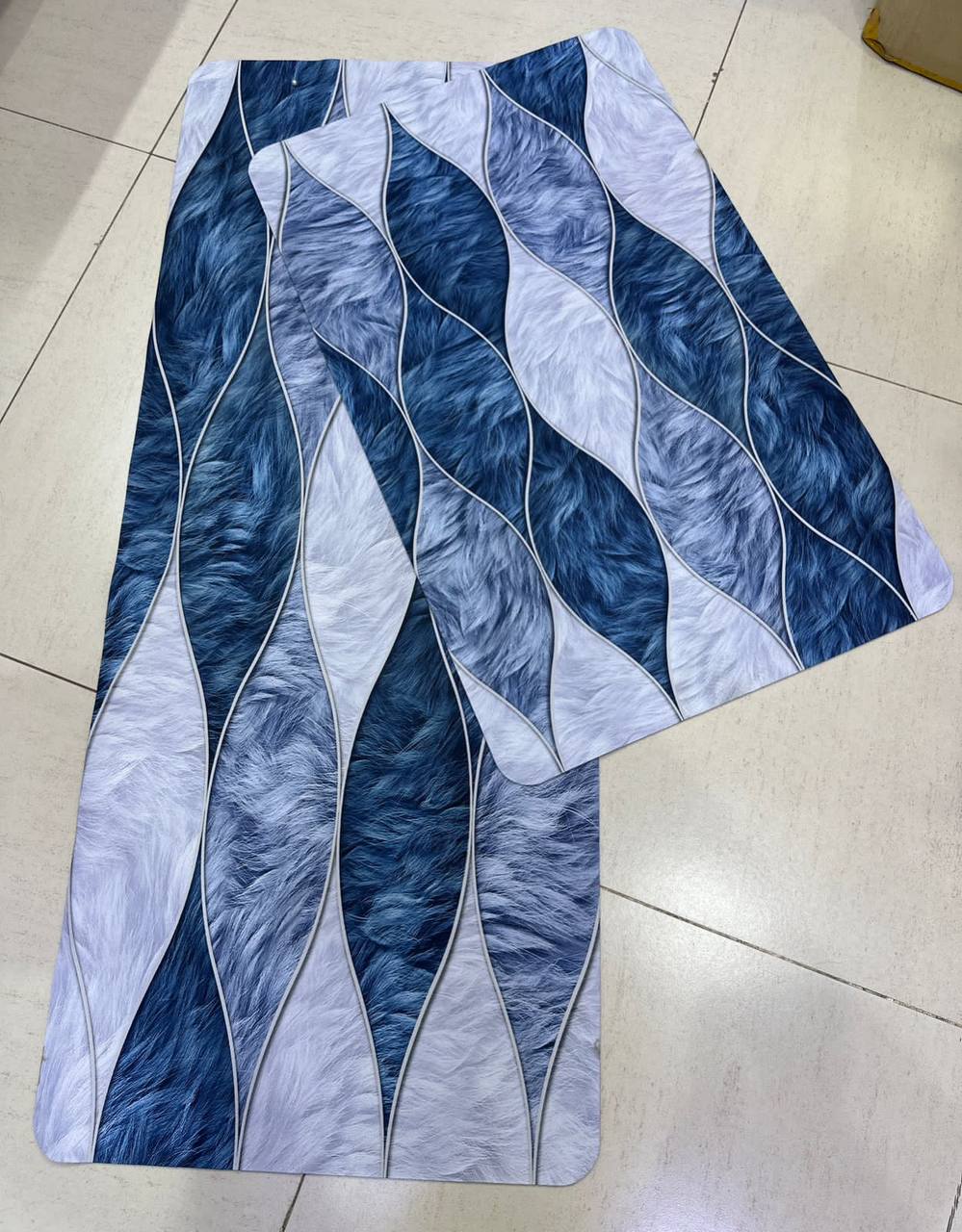 2 pc rubber kitchen mats