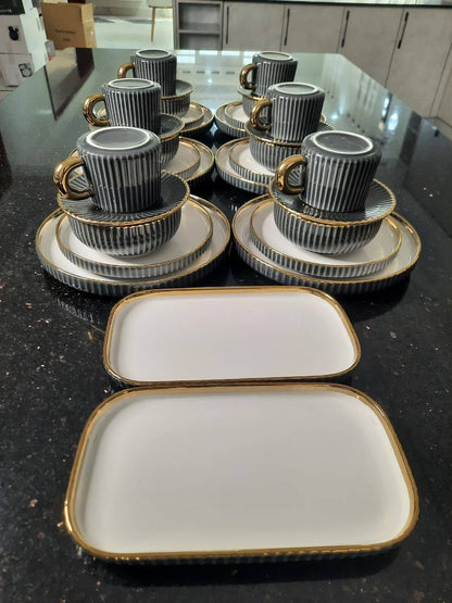 Elegant  European Porcelain Dinner set