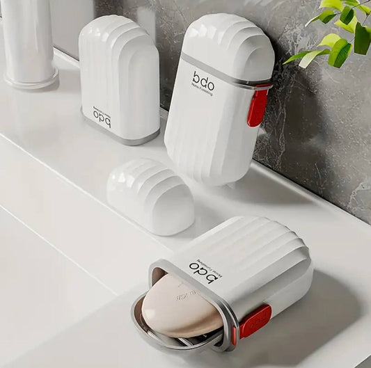 Portable travel soap holders
