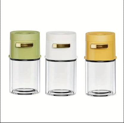 New 180ml glass quantitative seasoning jar