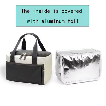 Portable multiple pockets women lunch bag(J)