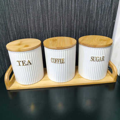 3 pcs set canisters codeB