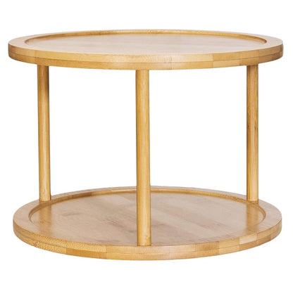 Bamboo rotating spice rack/Lazy Susan