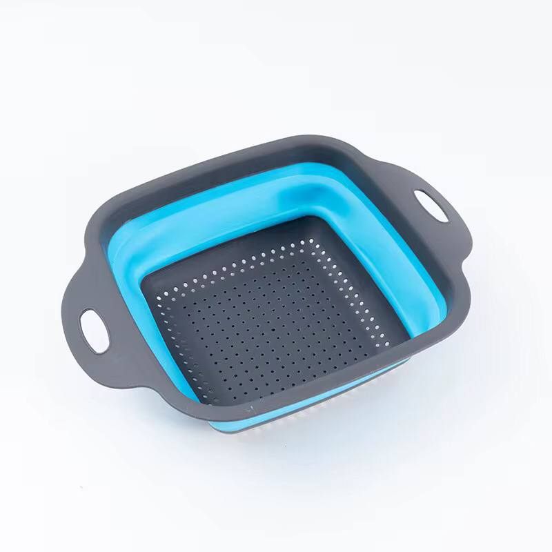 Collapsible silicon drainer