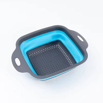 Collapsible silicon drainer