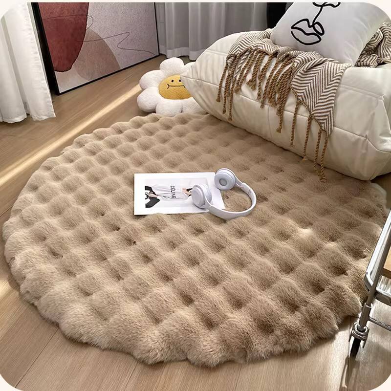 Fluffy Round Plush Rugs