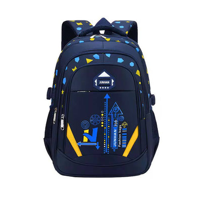 Geometry pattern light weight school bags. Large capacity backpack.