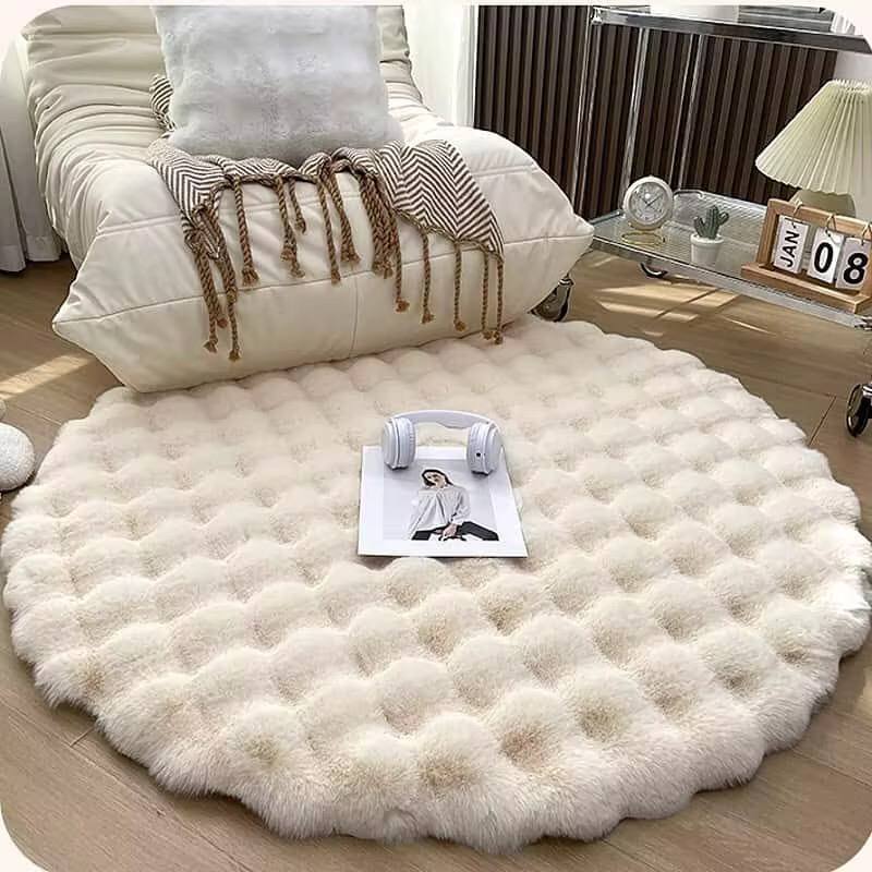Fluffy Round Plush Rugs