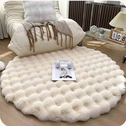 Fluffy Round Plush Rugs
