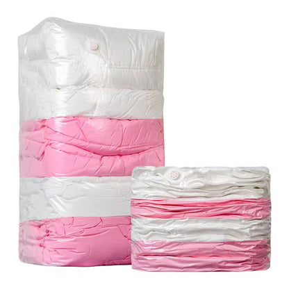 5pcs set No Pump Needed Vacuum Storage Bags