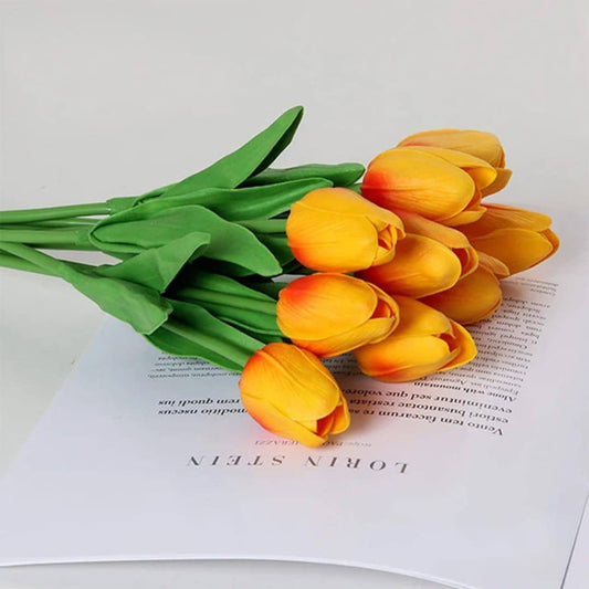 10pcs Decorative Mini Tulip Artificial Flowers
