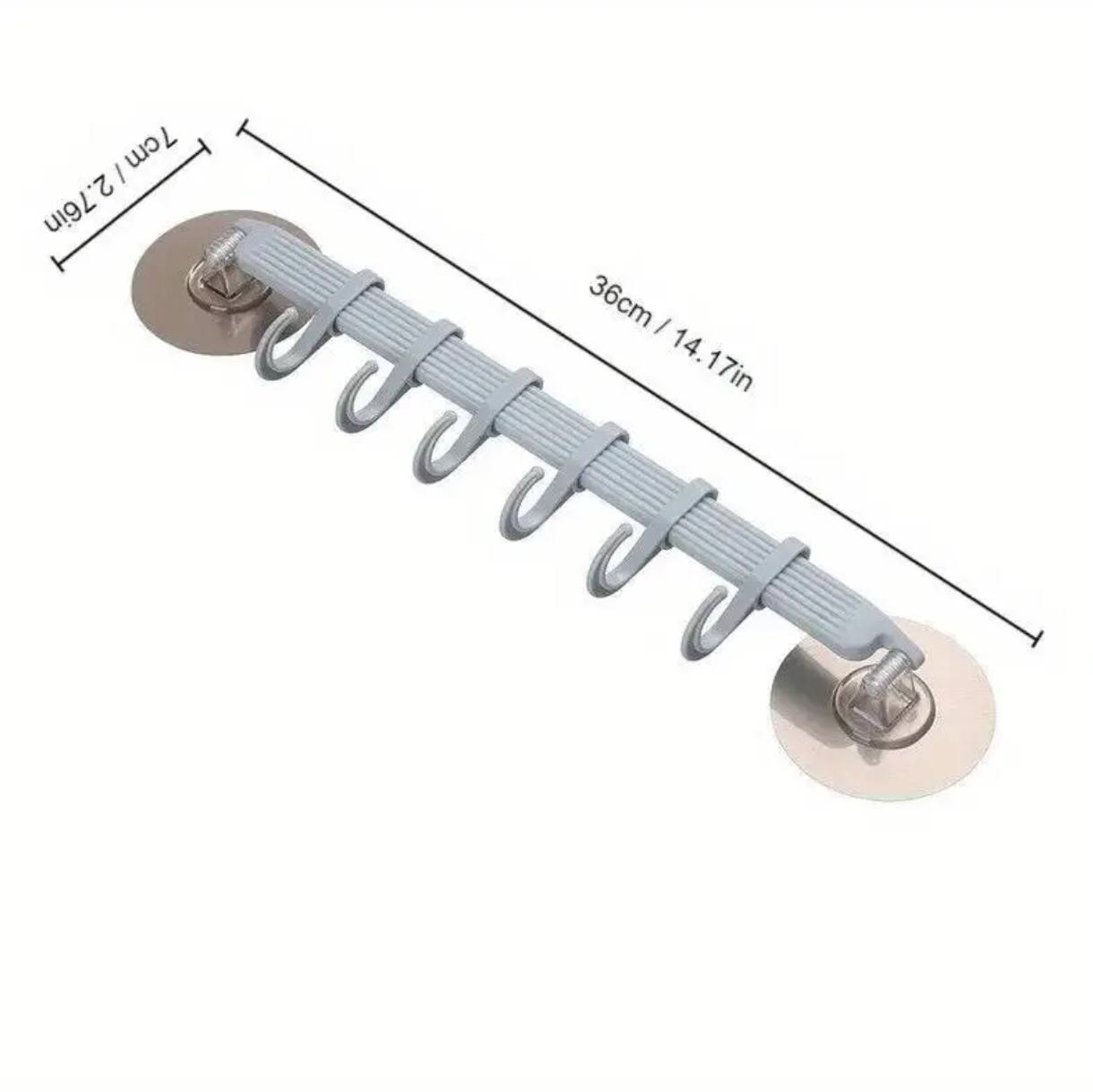 Self adhesive wall hanging kitchen towel holder