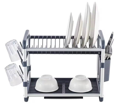 Premium Quality 2Tier Aluminium Dish Drainer