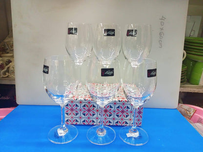 6 PCs wine glasses
