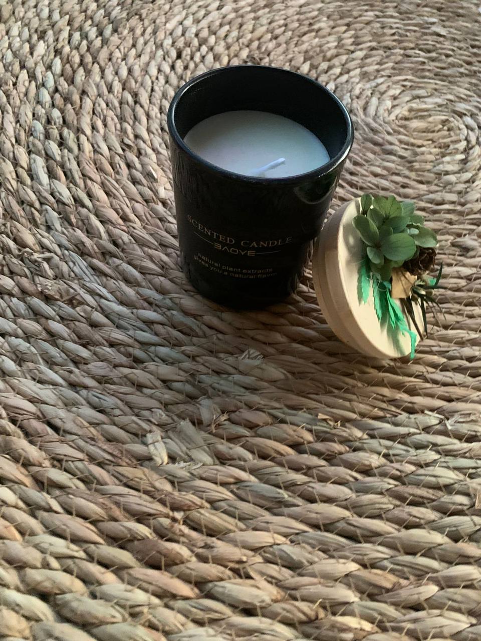 Soy Wax Scented Candle in Glass Jar