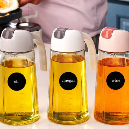Glass Automatic oil dispenser .