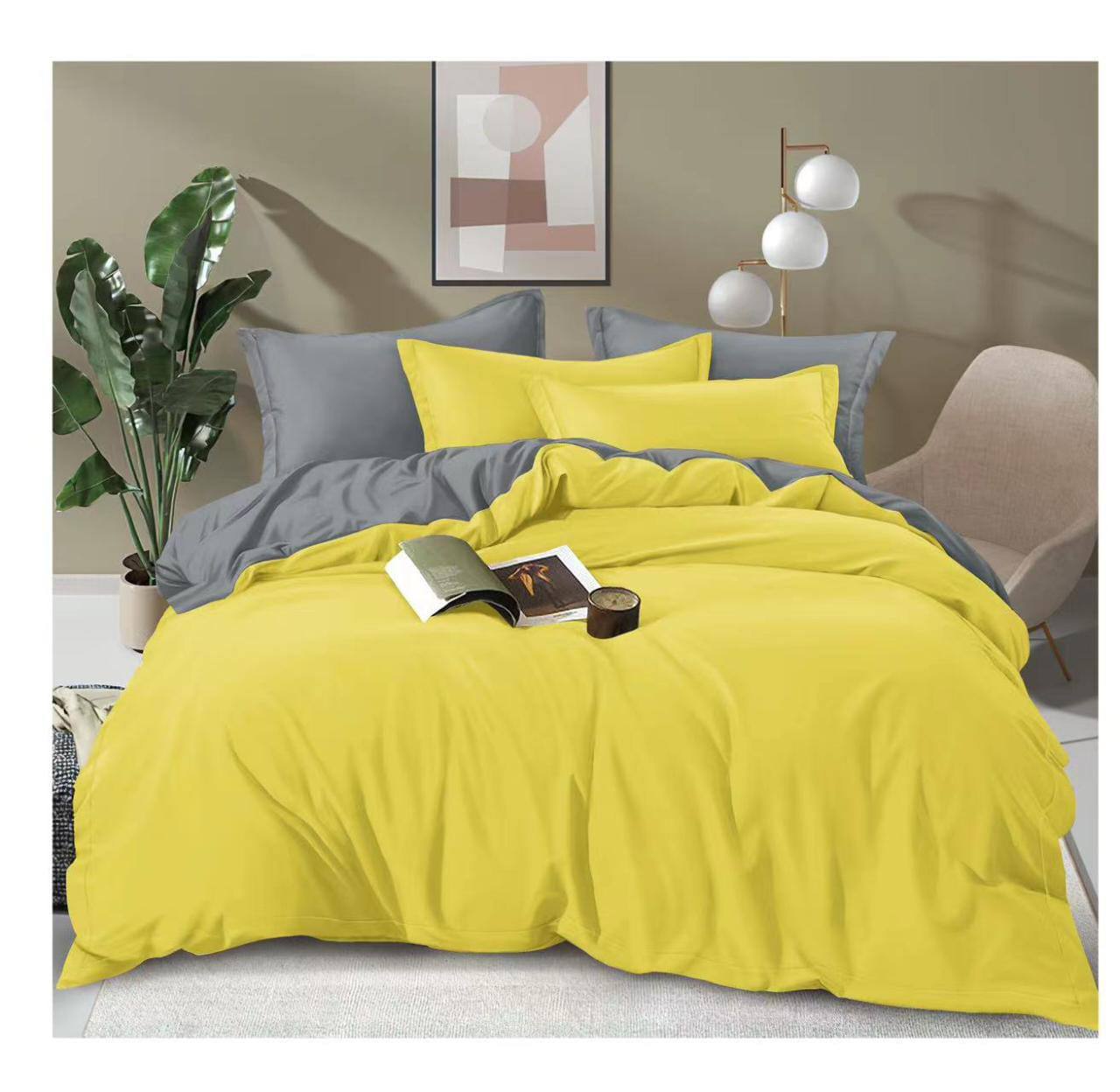 Plain Double sided color Cotton Duvet covers