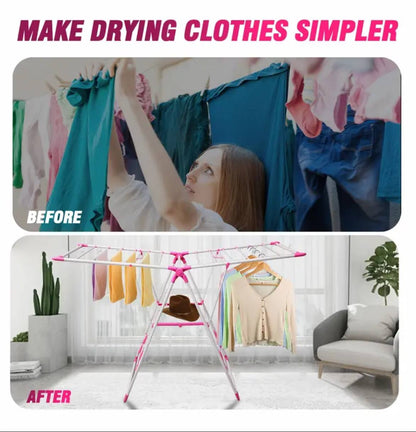 Balcony clothes rack