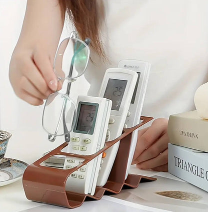 4 Slots Plastic Remote Control Holder