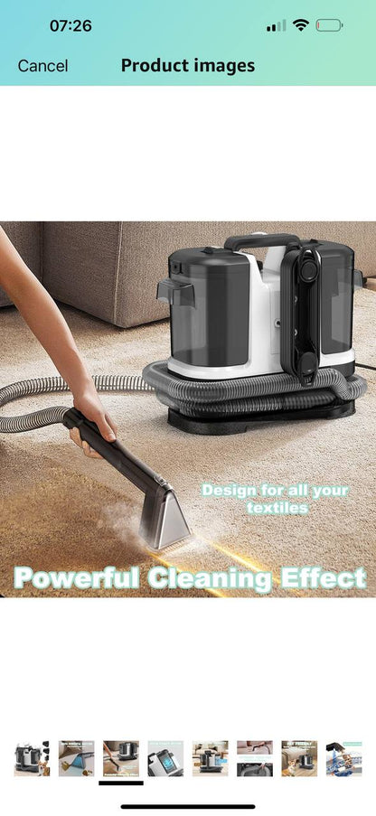 dsp 3in1 spot cleaner carpet and sofa cleaner